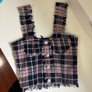 ZARA Tweed Croptop